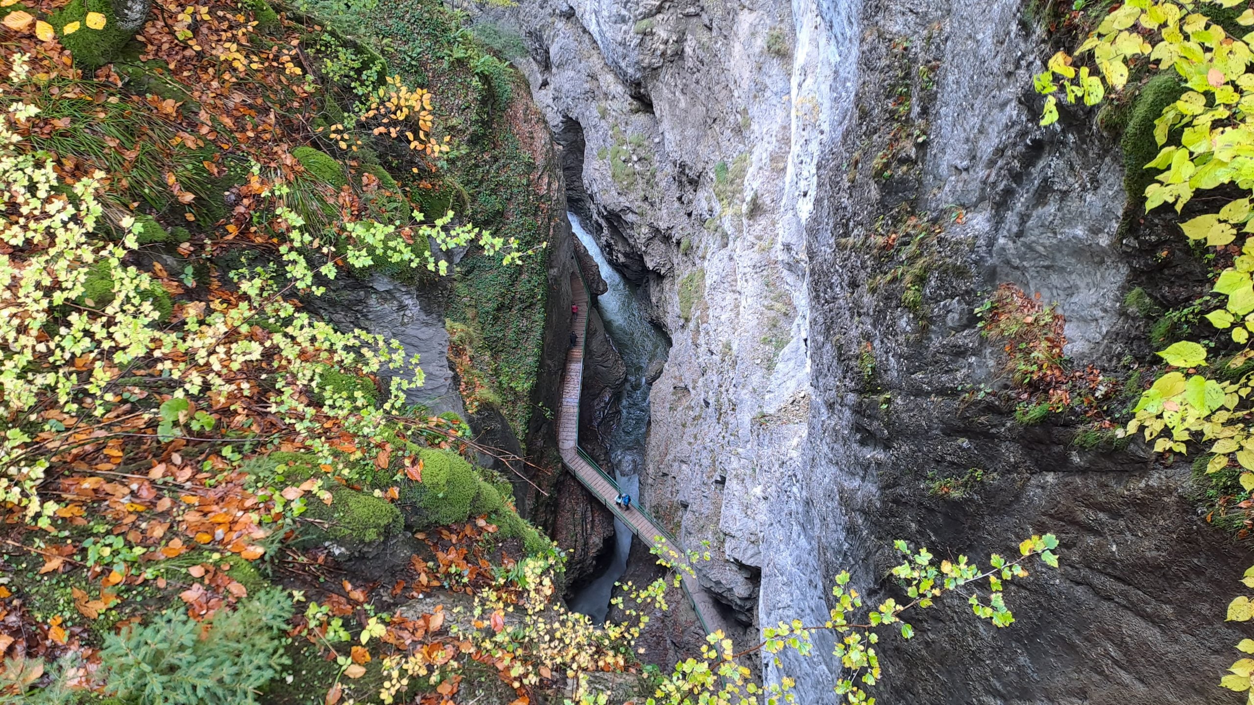 Breitachklamm von oben