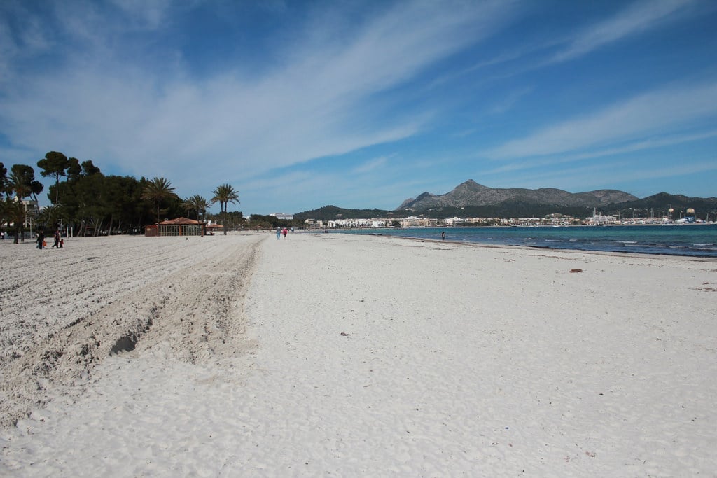 Strand in Port d´Alcudia