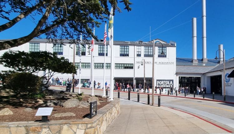 Eingang am Monterey Bay Aquarium