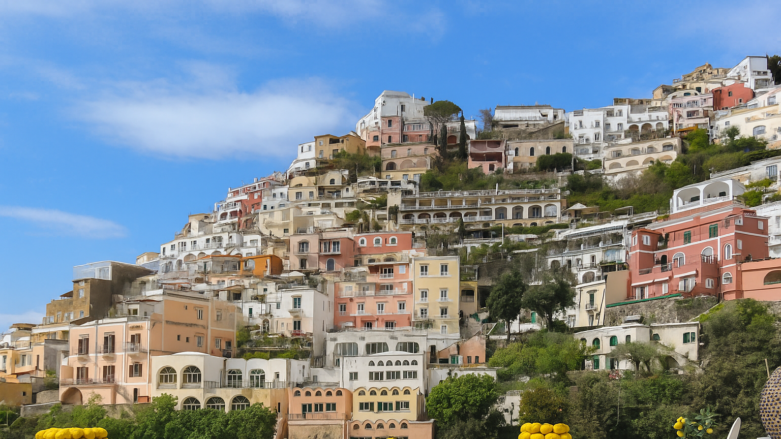 Häuser in Positano