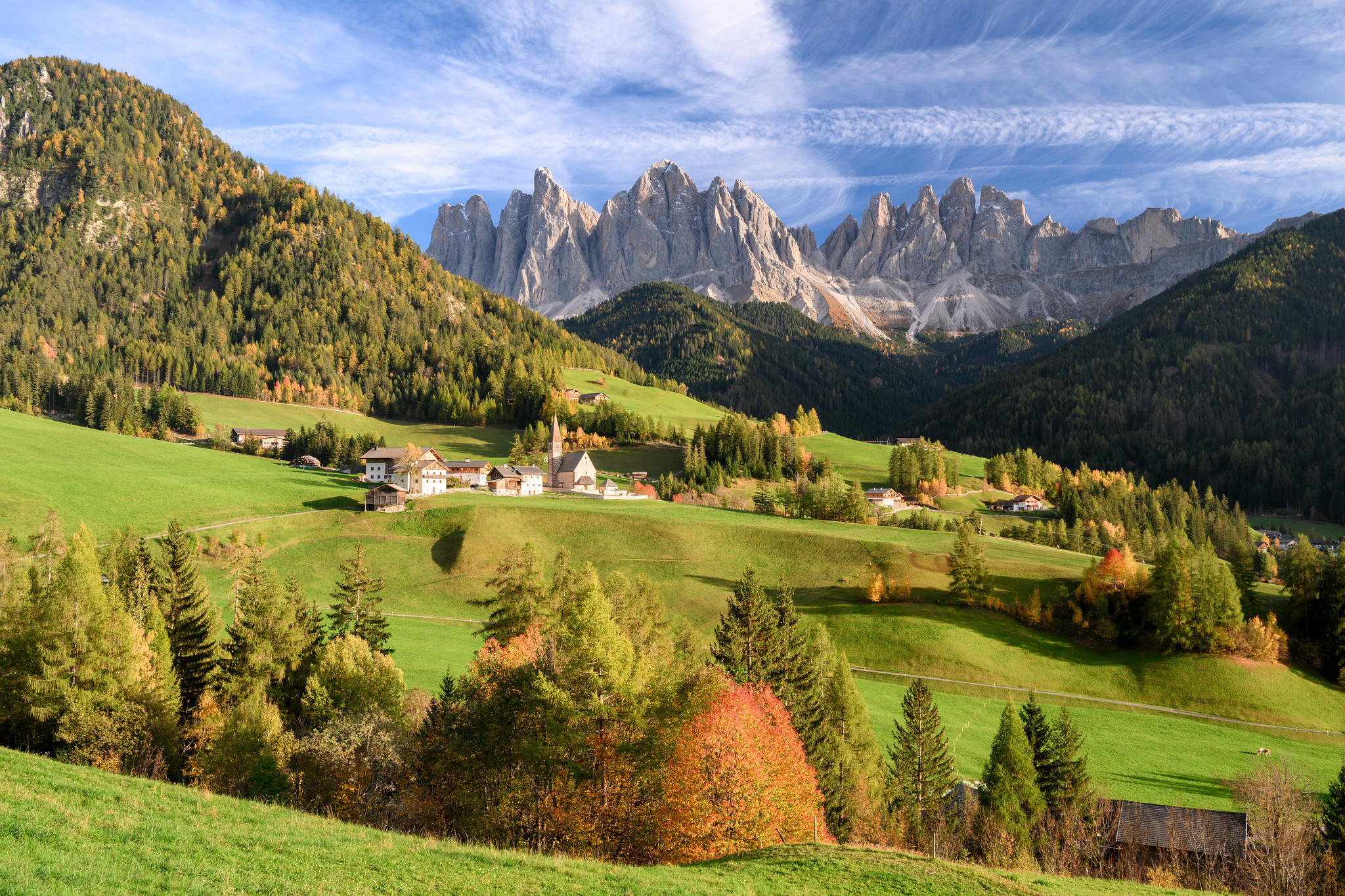 Die Dolomiten im Herbst